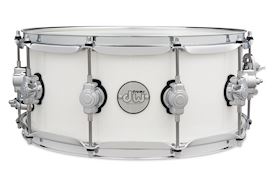 DW - DDLG0614SSWH SNAREDRUM DESIGN GLOSS WHITE 14"X6"